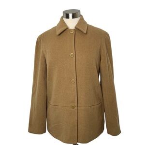 BROOKS BROTHERS Women’s Tan Cashmere Blend Jacket Sz 8‎